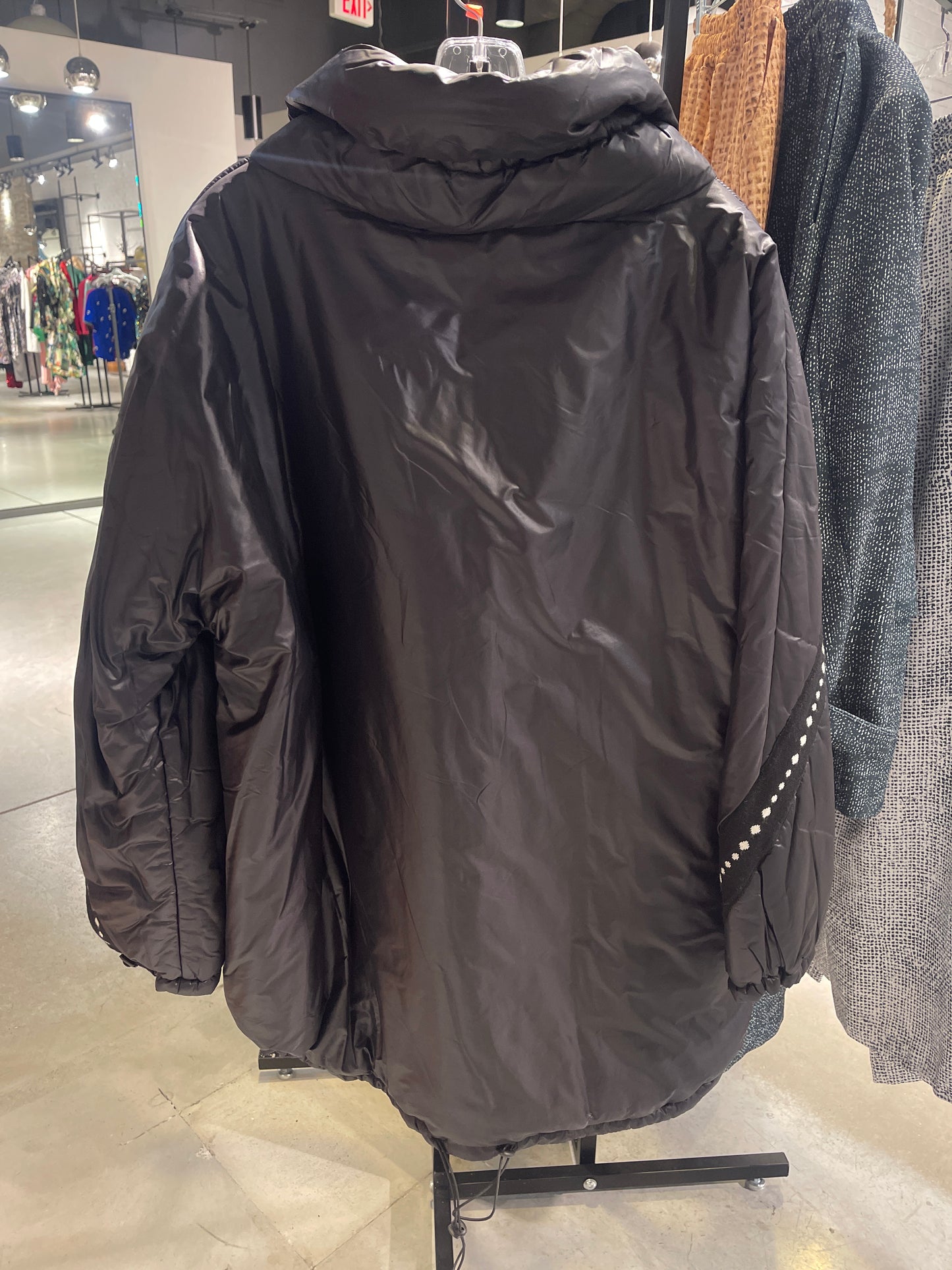 Bize Black Winter Coat