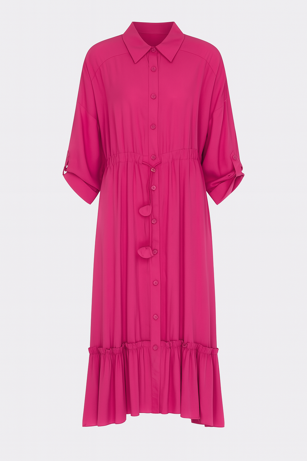 BZ3002 Button-Down Cotton Dress