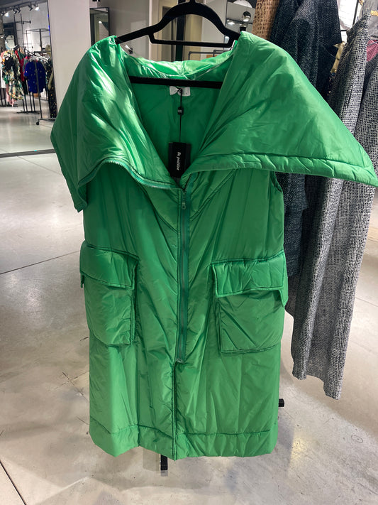 Bize Long Green Vest