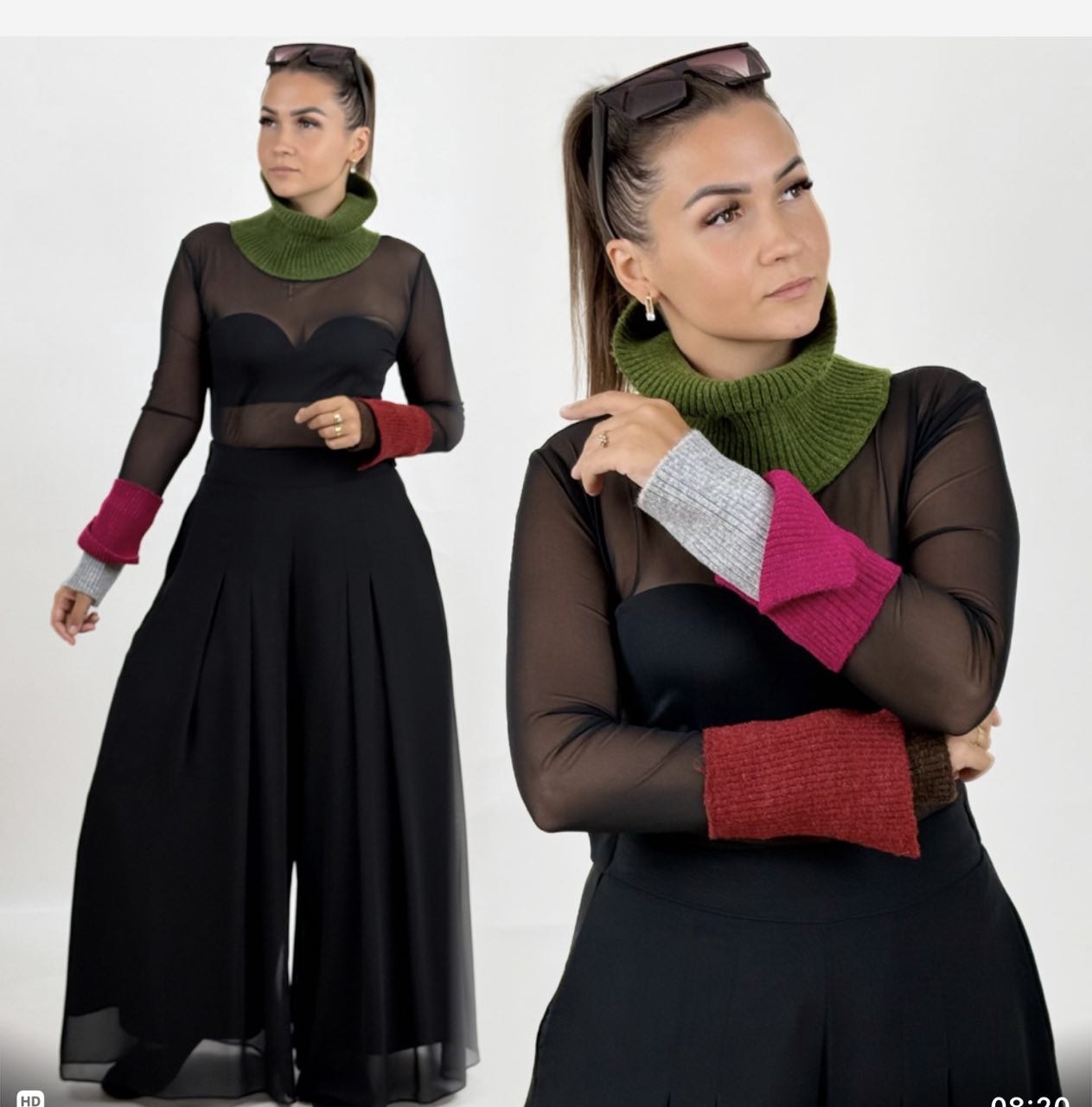 White Asymmetrical Statement Blouse