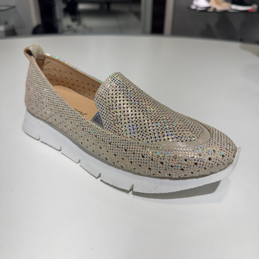 Perforated Slip-On Shoe with Chunky Sole